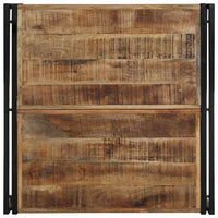 Tavolino 80x80x35 cm in Legno Massello di Mango Grezzo 4016670