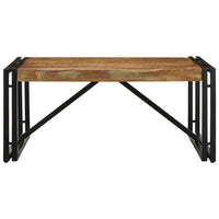 Tavolino Salotto Multicolore 80x80x35cm Legno Massello Recupero 4016671