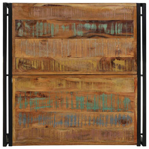 Tavolino Salotto Multicolore 80x80x35cm Legno Massello Recupero 4016671