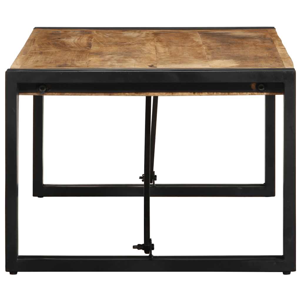 vidaXL Tavolino 100x50x35 cm in Legno Massello di Mango Grezzo