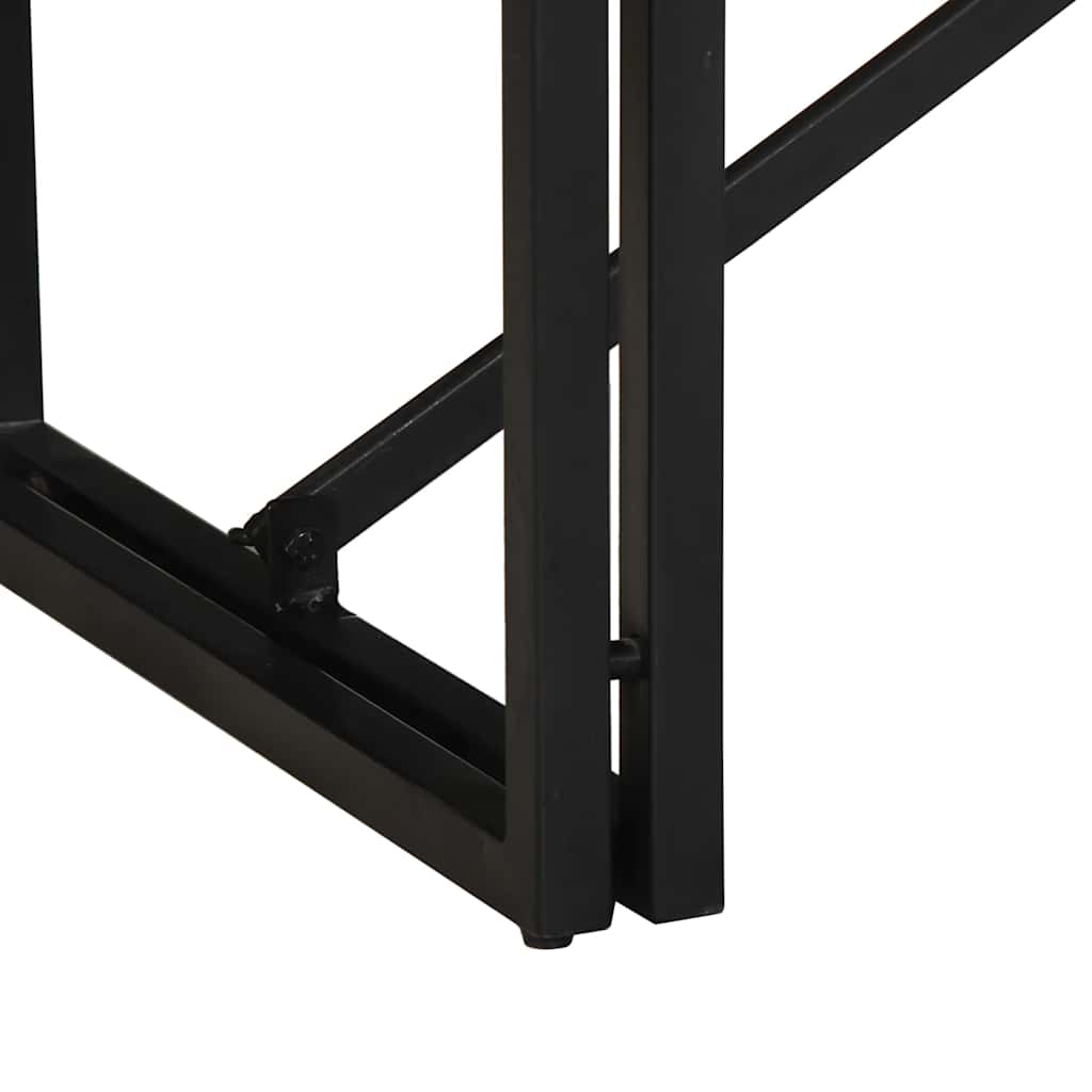 Tavolino 100x50x35 cm in Legno Massello di Mango Grezzo 4016673