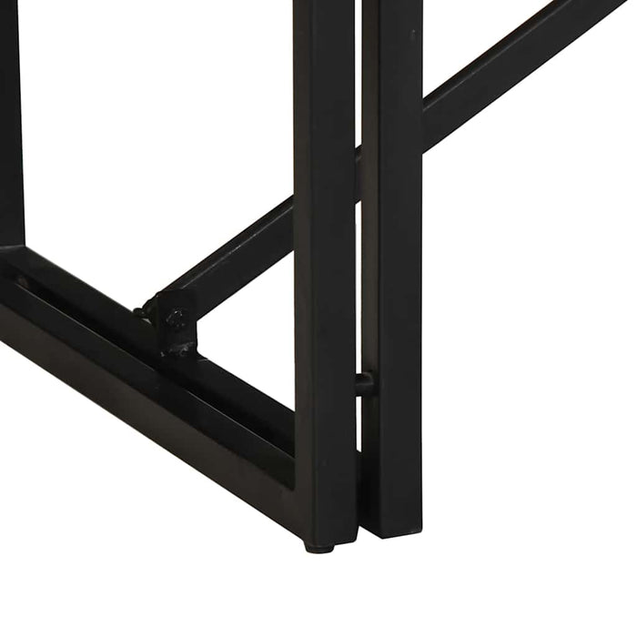 Tavolino 100x50x35 cm in Legno Massello di Mango Grezzo 4016673