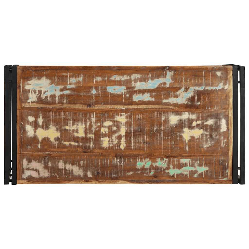 Tavolino Salotto Multicolore 100x50x35 cm Legno Recupero