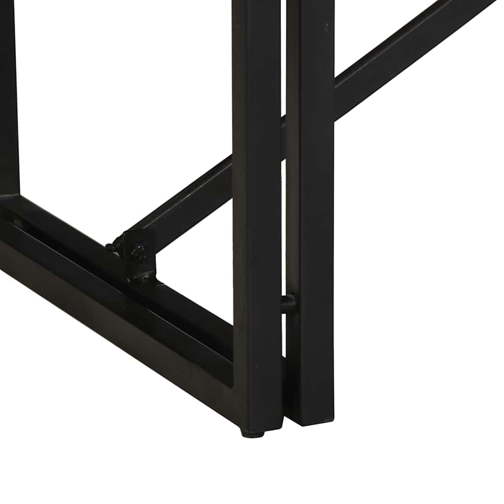 Tavolino 80x40x35 cm in Legno Massello di Mango Grezzo 4016676