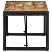 Tavolino Salotto Multicolore 80x40x35cm Legno Massello Recupero 4016677