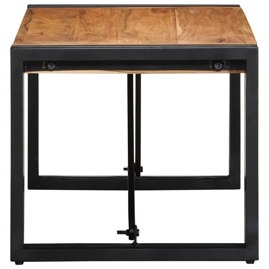 vidaXL Tavolino da Salotto 80x40x35 cm in Legno Massello di Acacia