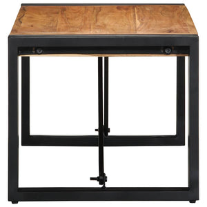 vidaXL Tavolino da Salotto 80x40x35 cm in Legno Massello di Acacia
