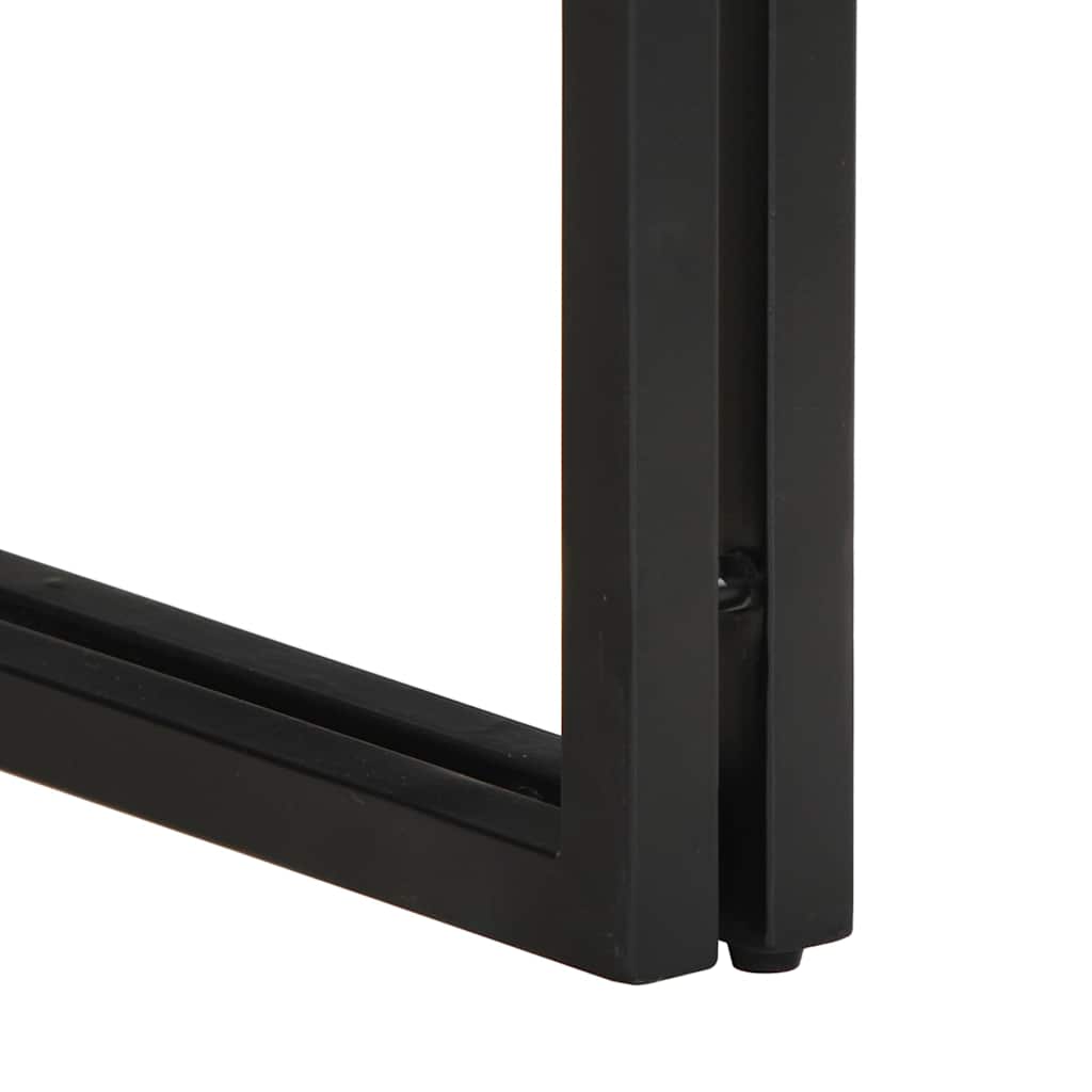 vidaXL Tavolino 50x50x35 cm in Legno Massello di Mango Grezzo