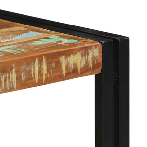 Tavolino Salotto-Tavolino da soggiorno-Tavolo Multicolore 50x50x35cm Legno Massello Recupero