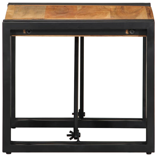 Tavolino da Salotto 40x40x35 cm in Legno Massello di Acacia 4016684