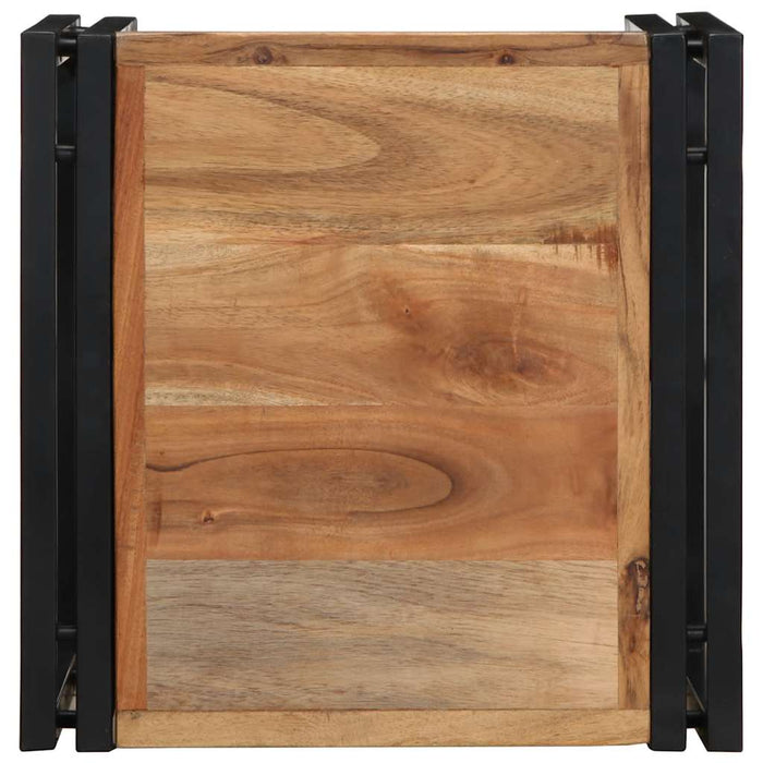 Tavolino da Salotto 40x40x35 cm in Legno Massello di Acacia 4016684