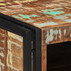 Comodino-Tavolino da notte 40x40x59 cm in Legno Massello di Recupero 385042