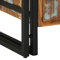 vidaXL Comodino 40x40x59 cm in Legno Massello di Recupero