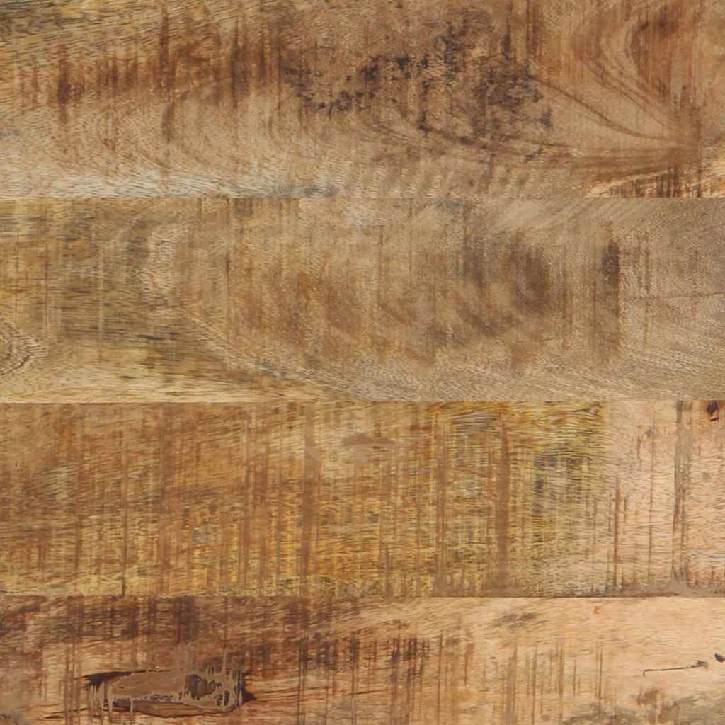 Comodino 40x40x50 cm in Legno Grezzo Massello di Mango 4016700