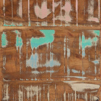 Tavolino 40 x 40 x 50 cm Legno massiccio recuperato e metallo 4016713