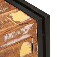 vidaXL Credenza Marrone 66 x 33 x 70 cm legno massello di riciclo