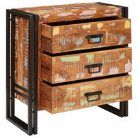 Credenza Marrone 66 x 33 x 70 cm legno massello di riciclo 4016719