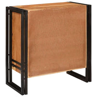 vidaXL Credenza Marrone 66 x 33 x 70 cm legno massello di acacia