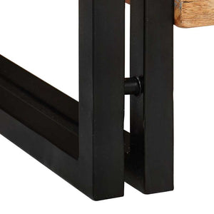 vidaXL Mobile per scarpe con porta Marrone legno massello di riciclo