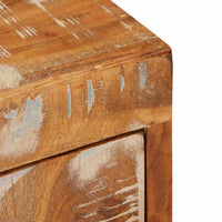 Comodino 2 pz-Set di 2 Tavolino da notte Marrone 35 x 33 x 48 cm Legno Solido Recuperato