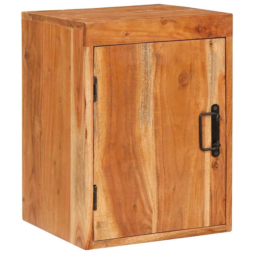 Comodino 2 pcs Marrone 35 x 33 x 48 cm Legno Massello di Acacia 4016729