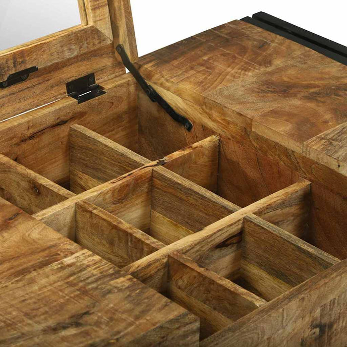 Tavolo da Trucco Marrone Legno massello di mango 4016739