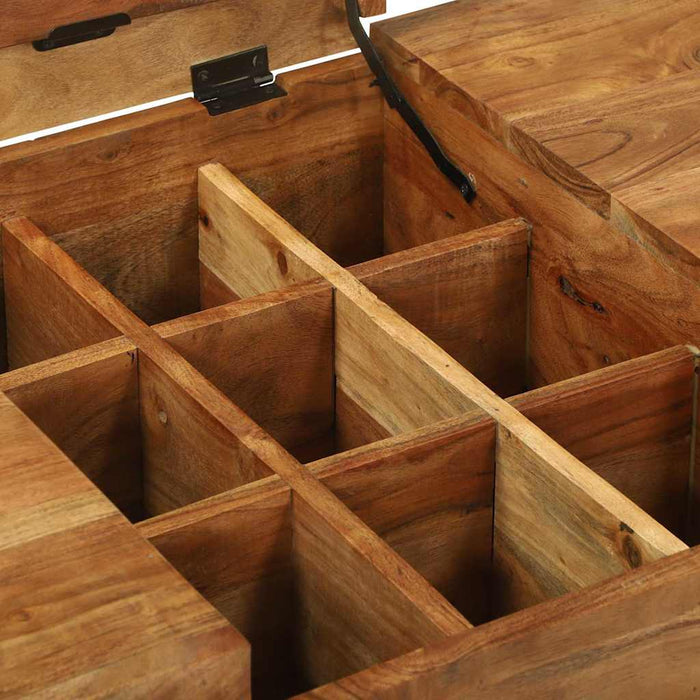 Tavolo da Trucco Marrone Legno massello di acacia 4016741