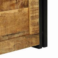 Scatola di stoccaggio  - 40 x 40 x 40 cm, legno massello di mango grezzo 4016748