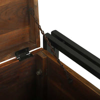 vidaXL Scatola di Stoccaggio 40 x 40 x 40 cm Legno massello di acacia