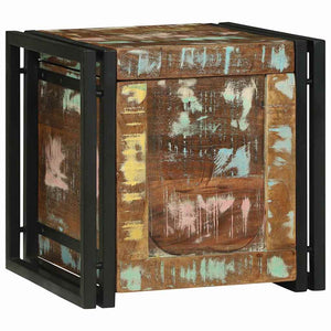 vidaXL Scatola di Stoccaggio 40 x 40 x 40 cm Legno massello di acacia