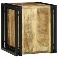 Portabottiglie 34.5 x 35 x 39 cm Legno Massiccio di Mango Grezzo 4016754