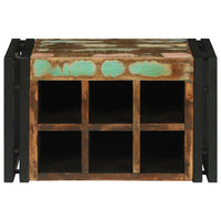 Portabottiglie  46x35x27.5 cm Legno massello riciclato 4016758