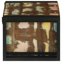 Portabottiglie  46x35x27.5 cm Legno massello riciclato 4016758