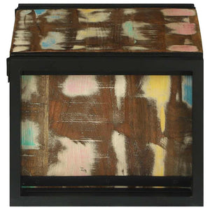 Portabottiglie  46x35x27.5 cm Legno massello riciclato 4016758