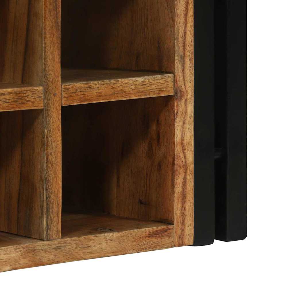 Portabottiglie 46x35x27.5 cm Legno Massello di Acacia 4016759