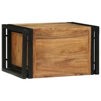 Portabottiglie 46x35x27.5 cm Legno Massello di Acacia 4016759