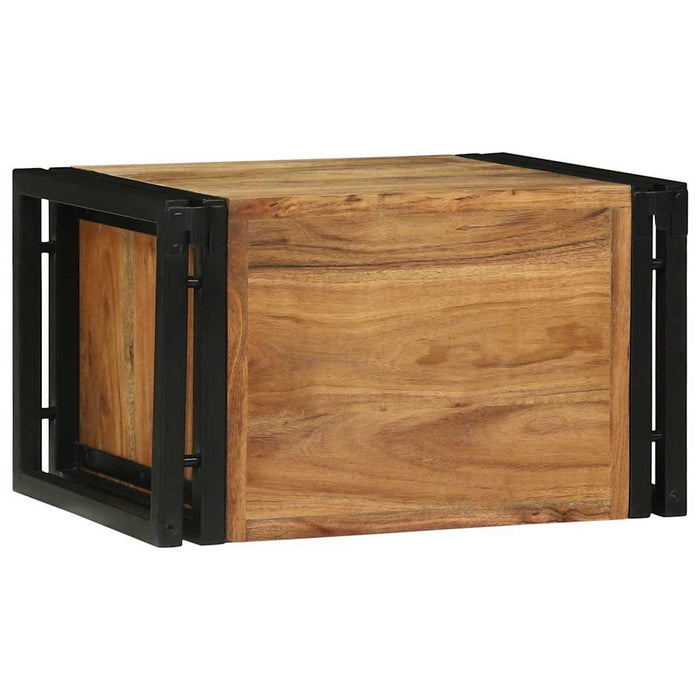 Portabottiglie 46x35x27.5 cm Legno Massello di Acacia 4016759