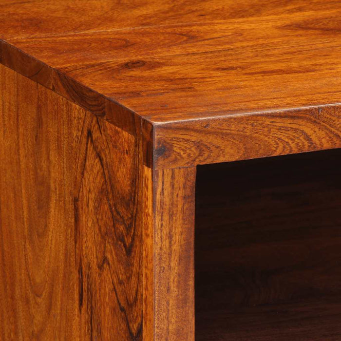 Tavolino da Salotto-Tavolino da soggiorno-Tavolo 90x50x40 cm in Legno Massello di Acacia 114404