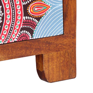 Tavolino da Salotto-Tavolino da soggiorno-Tavolo 90x50x40 cm in Legno Massello di Acacia 114404