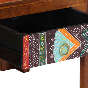 Tavolino da Salotto-Tavolino da soggiorno-Tavolo 90x50x40 cm in Legno Massello di Acacia 662637