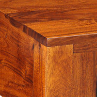 vidaXL Comodino 40x40x36 cm in Legno Massello di Acacia