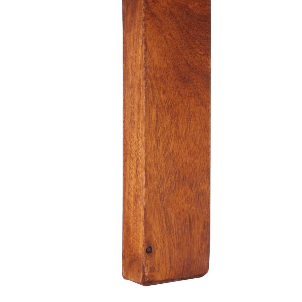 Comodino-Tavolino da notte 40x40x36 cm in Legno Massello di Acacia