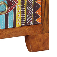 vidaXL Comodino 35x35x45 cm in Legno Massello di Acacia