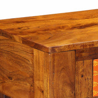 Tavolo Consolle 110x35x75 cm in Legno Massello di Acacia
