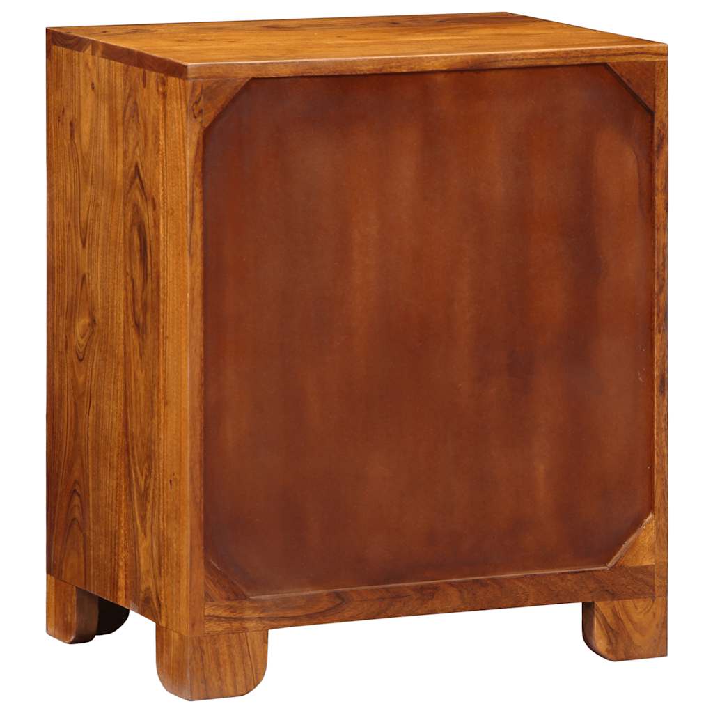 vidaXL Credenza Multicolore 50x35x60 in Legno Massello di Acacia