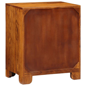 vidaXL Credenza Multicolore 50x35x60 in Legno Massello di Acacia