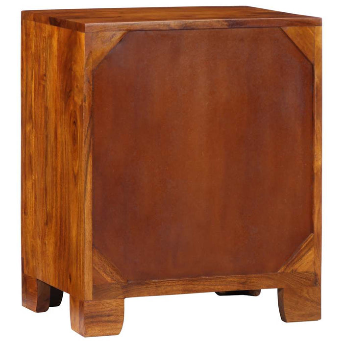 vidaXL Credenza Multicolore 50x35x60 in Legno Massello di Acacia