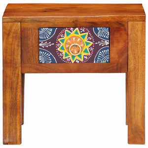 Tavolo laterale con cassetto Marrone 40 x 30 x 36 cm 4016511