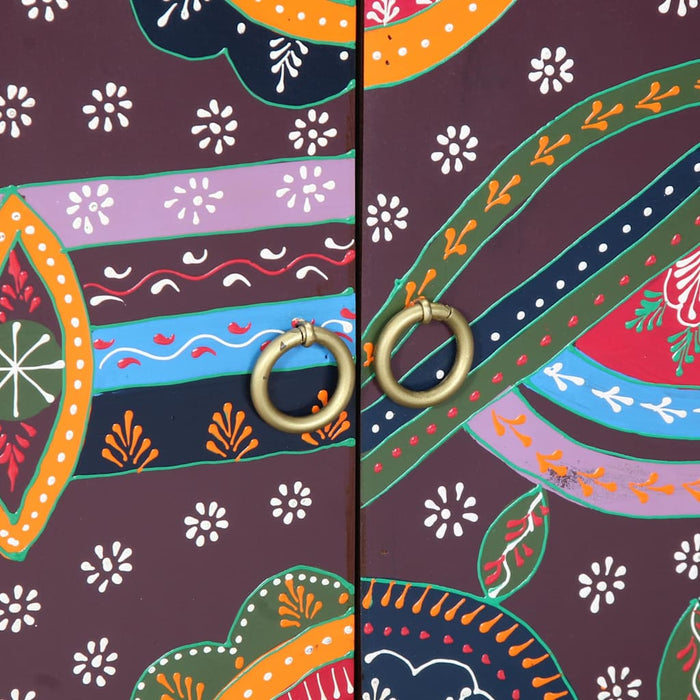 Mobile per scarpe con archiviazione Marrone 55 x 35 x 75 cm 4016512