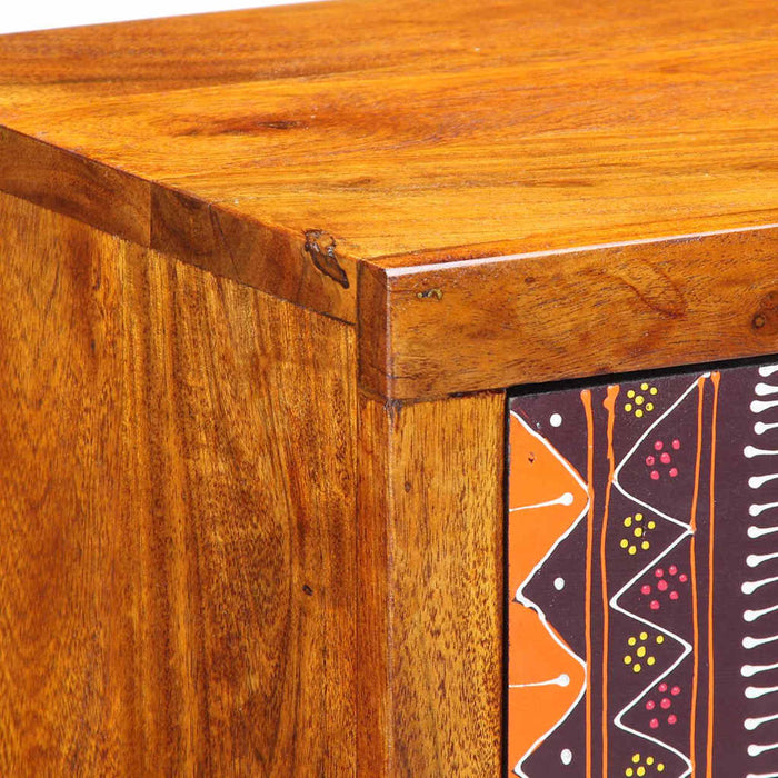 vidaXL Armadio da Notte con cassetto Marrone 35 x 30 x 22 cm